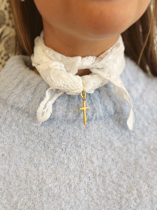 Ivory Cross Necklace