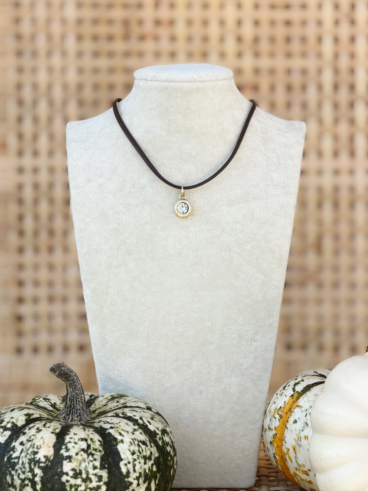 Adjustable Bezel Necklace