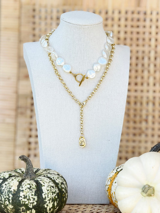Pearl Stacking Necklace