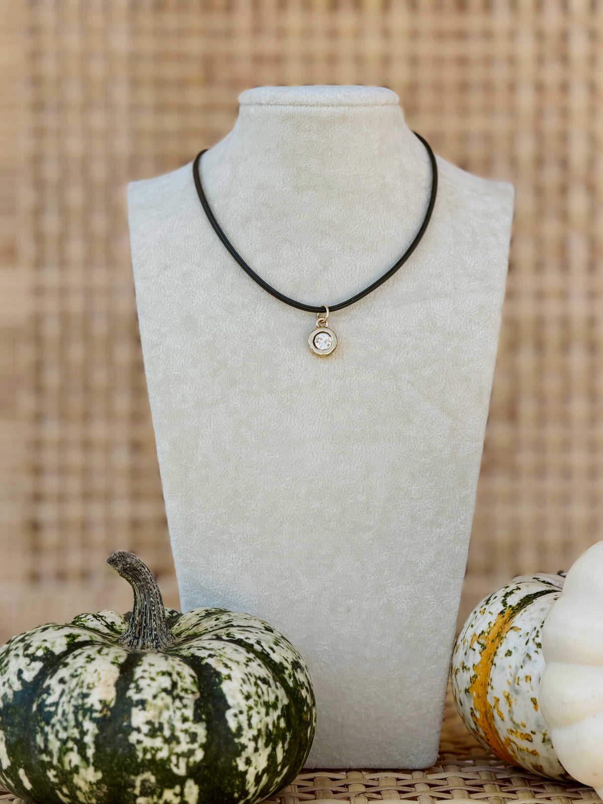 Adjustable Bezel Necklace