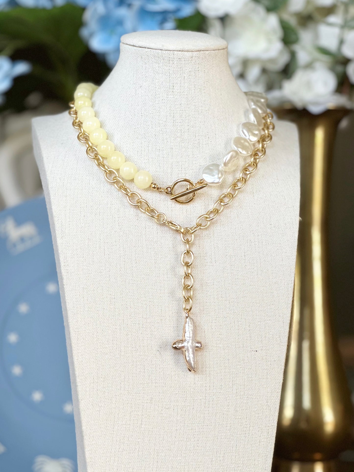 Pearl Beaded Necklace