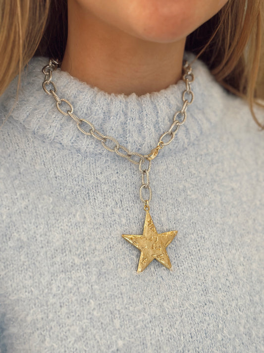 Mixed Metal Light Necklace