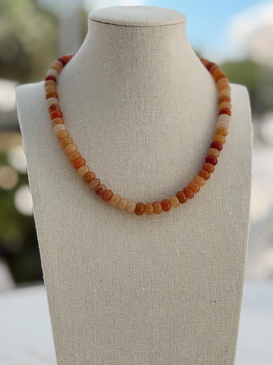 Fall Beaded Necklace