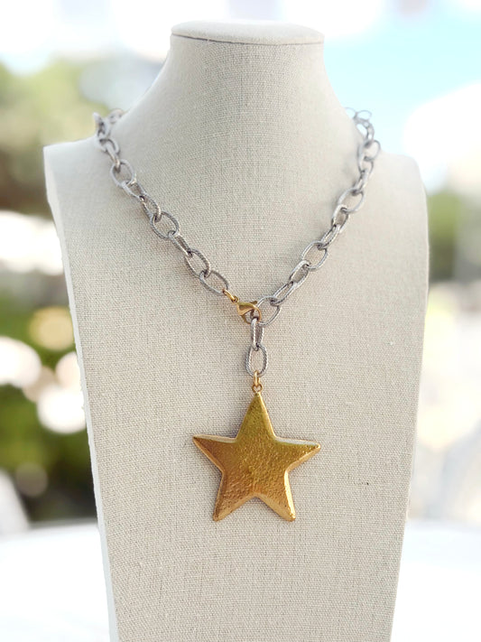 Mixed Metal Light Necklace 2.0