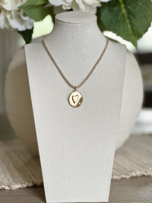 Gold Heart Necklace