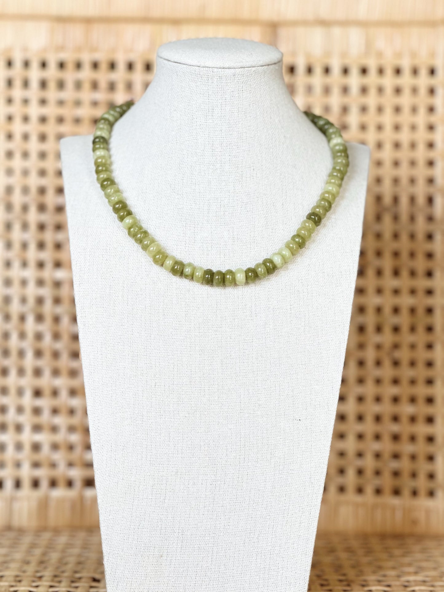 Green Layering Necklace