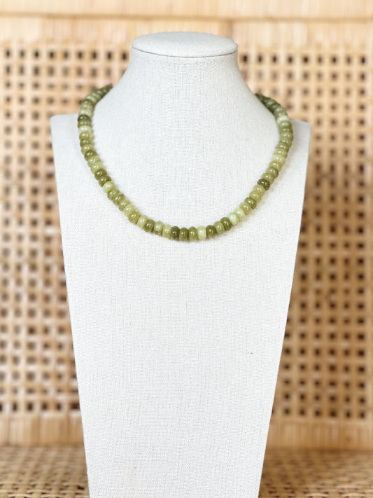 Green Layering Necklace